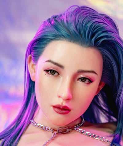 Used Sex Doll  ZELEX Silicone Head #GE07