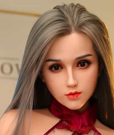 Used Sex Doll  EL Silicone Head #S001