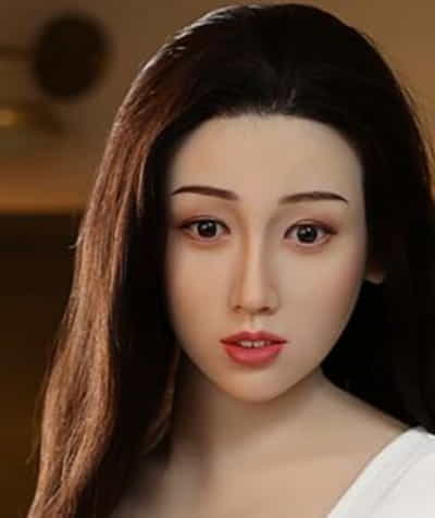 Used Sex Doll  EL Silicone Head #S004