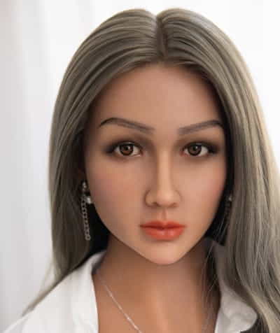 Used Sex Doll  EL Silicone Head #S070