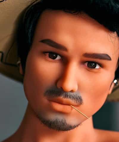 Used Sex Doll  IronTech Male Head Kelvin